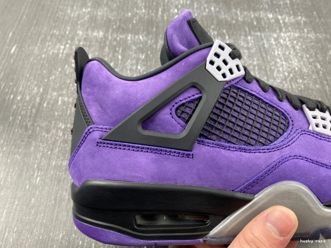 Cheap Husky Travis 4 x Purple Air Jordan Suede Scott 0713